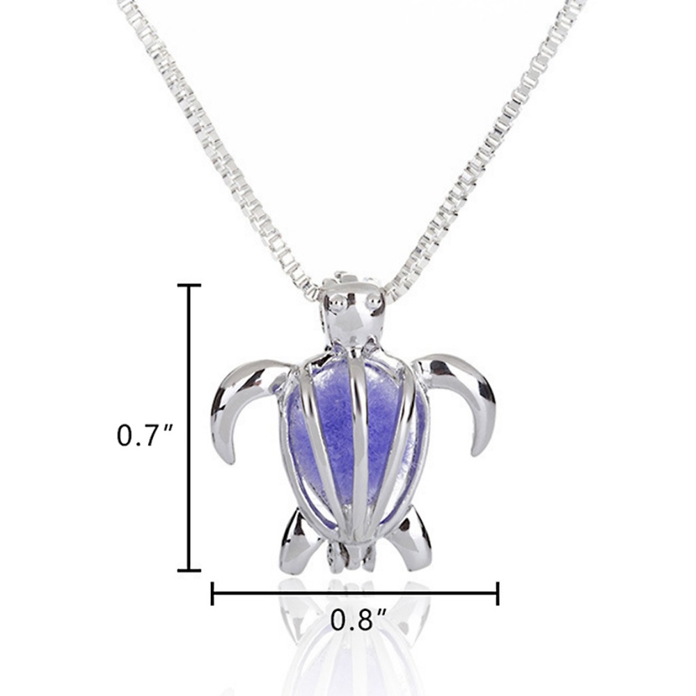 Small turtle aromatherapy diffuser locket - Picture 3 of 8